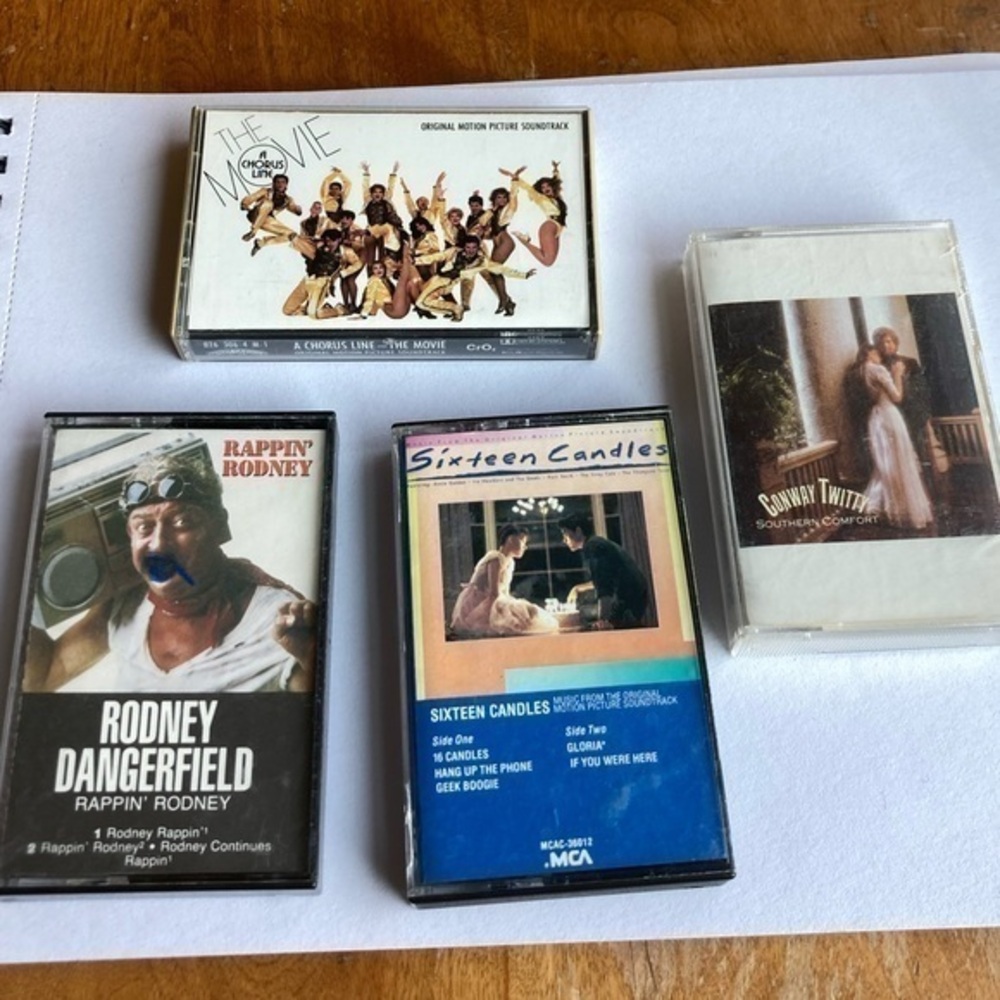 Chorus Line - 16 Candles - Rodney Dangerfield - Conway Twitty Cassette Tapes